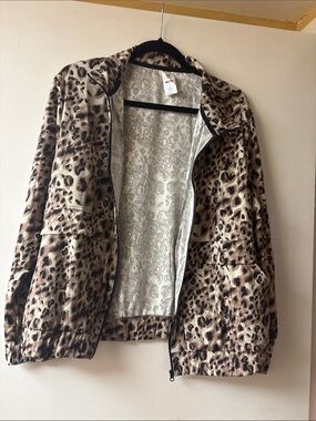 mark. Leopard Print Bomber Jacket - Brown & Cream